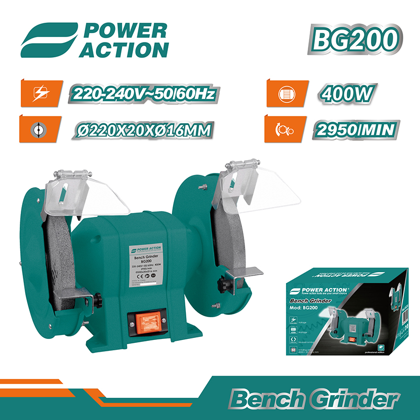 polishing machine / DSM150PS 230V / bench grinder - HOLZMANN